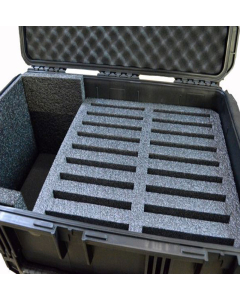 Multiple iPad Carrying Case for 18 Tablets