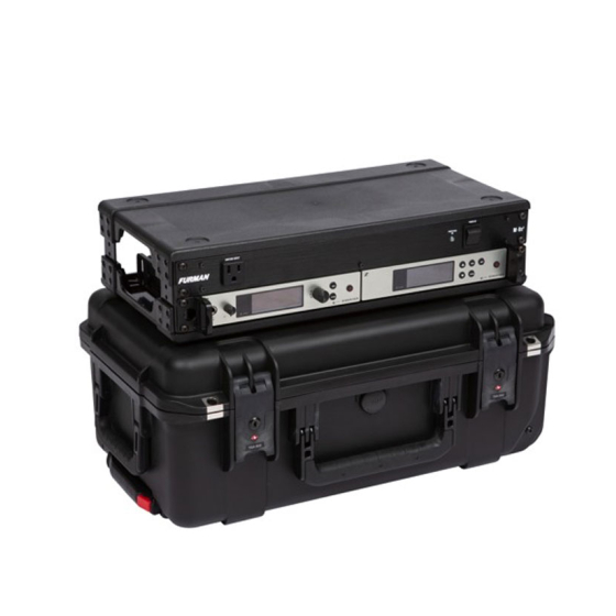 9 in. Deep 2U ATA Injection Molded Shallow Fly Rack | SKB iSeries Cases