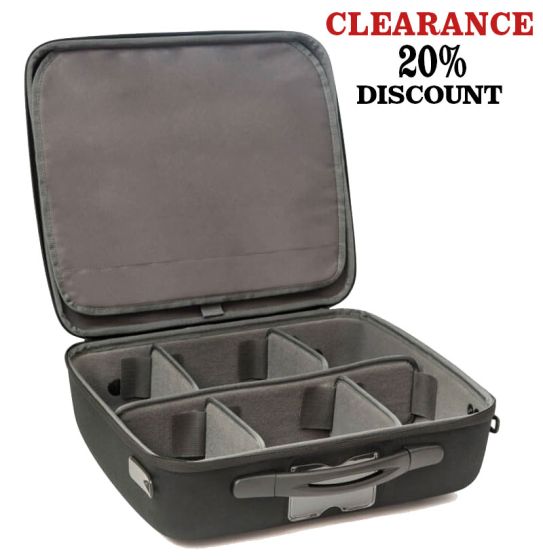 Shell-Case Hybrid 340 Carrying Case with Pouch and Divider – Clearance Model