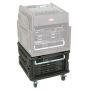 Roto Molded Rack Expansion Case with Wheels