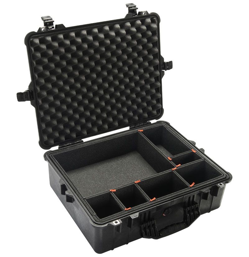 Pelican 1600 Large Carrying Case With TrekPak Divider System