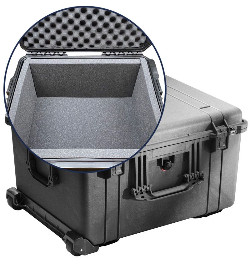 Pelican 1620-FL1 Large Wheeled Transport Case with 1 Inch Foam Lining
