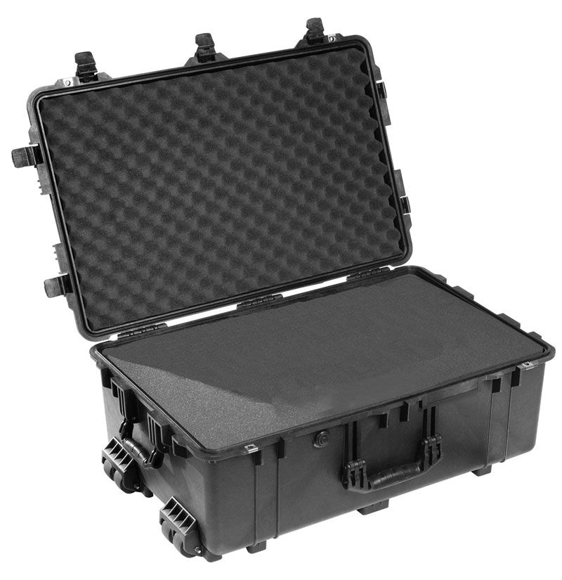 Pelican 1650 Large Wheeled Case With 2 in. Foam Lining